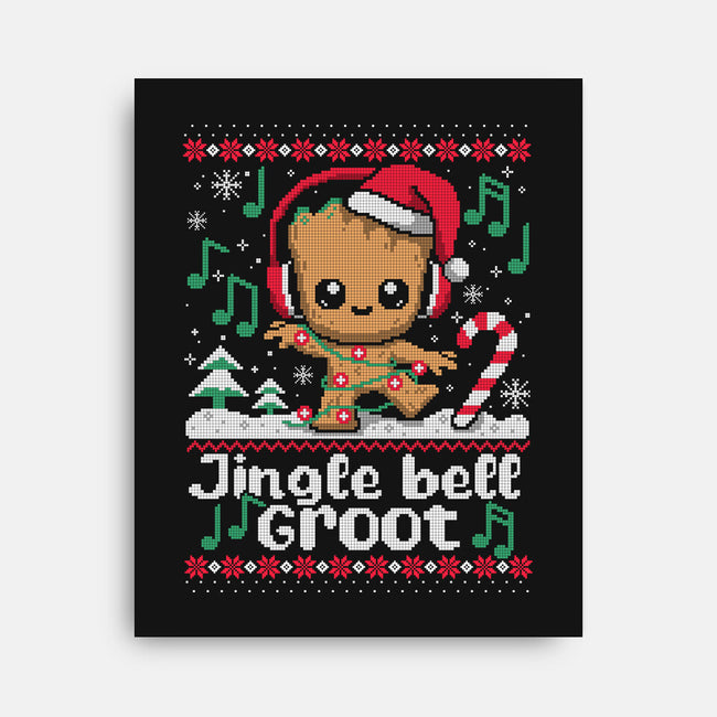 Jingle Bell Groot-None-Stretched-Canvas-NemiMakeit