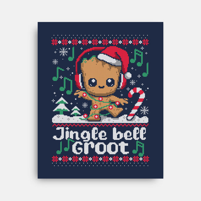 Jingle Bell Groot-None-Stretched-Canvas-NemiMakeit