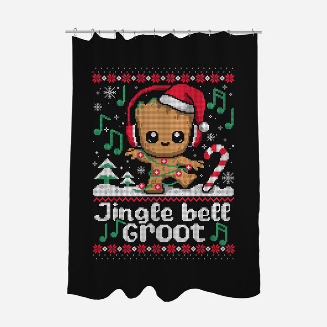 Jingle Bell Groot-None-Polyester-Shower Curtain-NemiMakeit