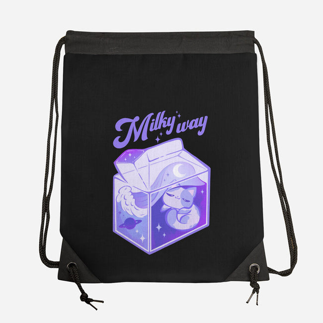 Milky Way-None-Drawstring-Bag-ricolaa