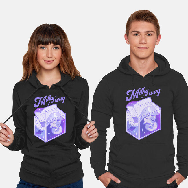 Milky Way-Unisex-Pullover-Sweatshirt-ricolaa