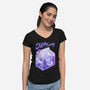 Milky Way-Womens-V-Neck-Tee-ricolaa