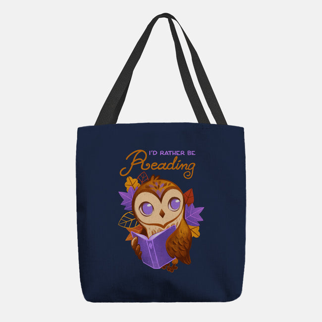 Rather Be Reading-None-Basic Tote-Bag-ricolaa