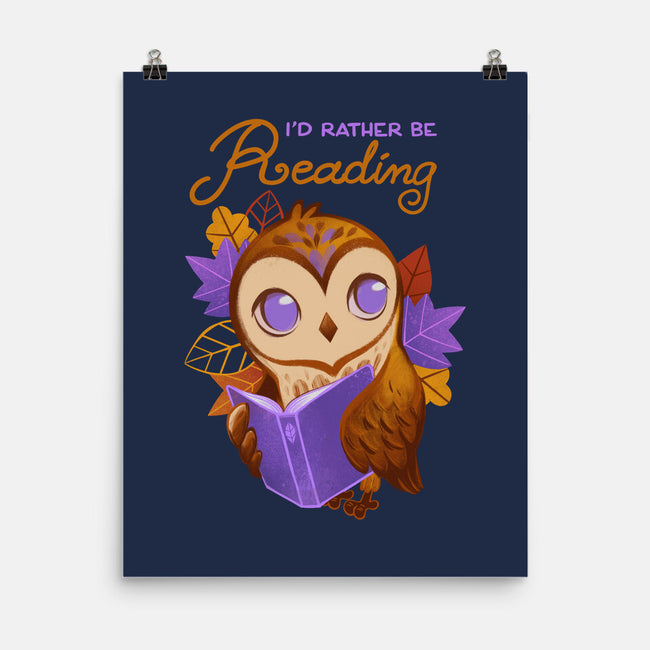 Rather Be Reading-None-Matte-Poster-ricolaa