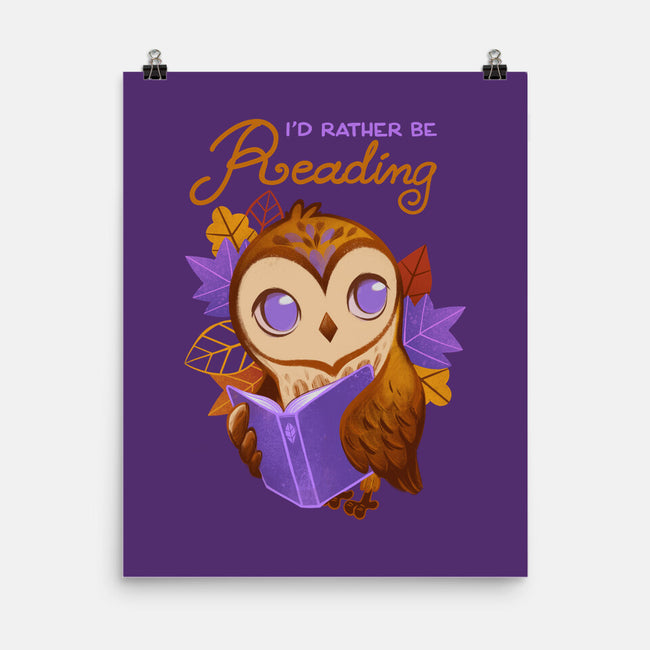 Rather Be Reading-None-Matte-Poster-ricolaa