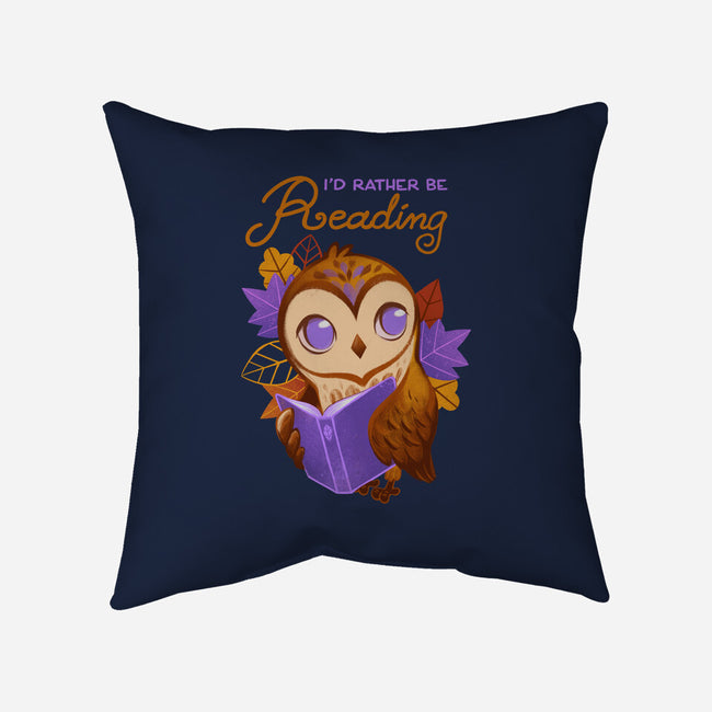 Rather Be Reading-None-Removable Cover w Insert-Throw Pillow-ricolaa