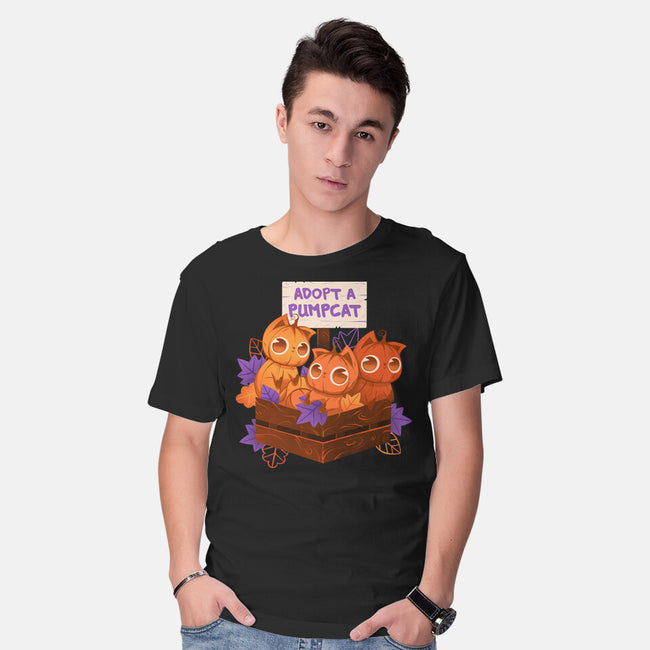 Adopt A Pumpcat-Mens-Basic-Tee-ricolaa