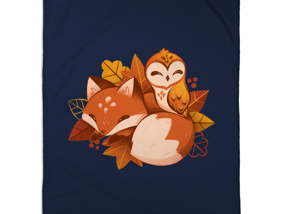 Fox And Owl Autumn