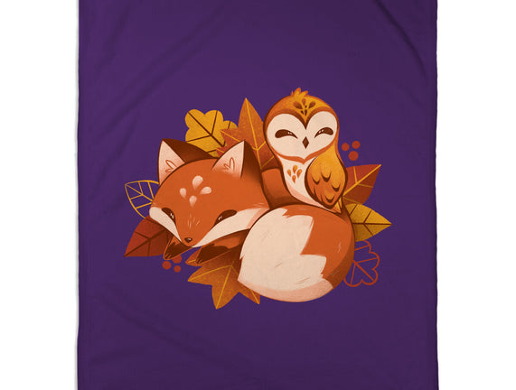 Fox And Owl Autumn