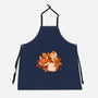 Fox And Owl Autumn-Unisex-Kitchen-Apron-ricolaa