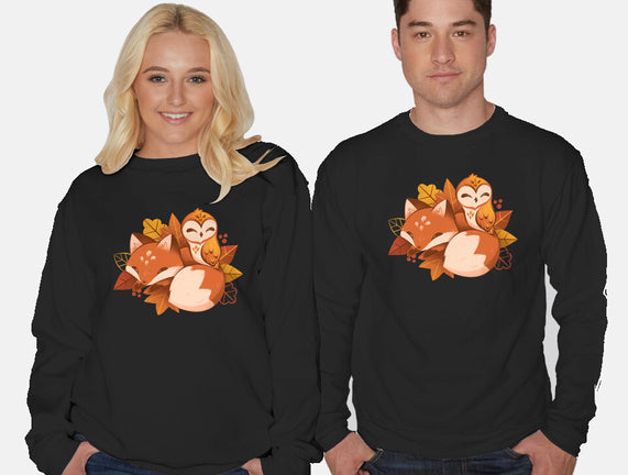 Fox And Owl Autumn