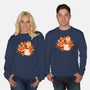 Fox And Owl Autumn-Unisex-Crew Neck-Sweatshirt-ricolaa