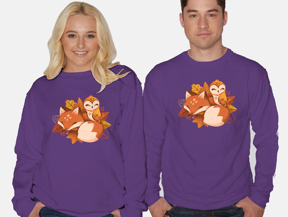 Fox And Owl Autumn
