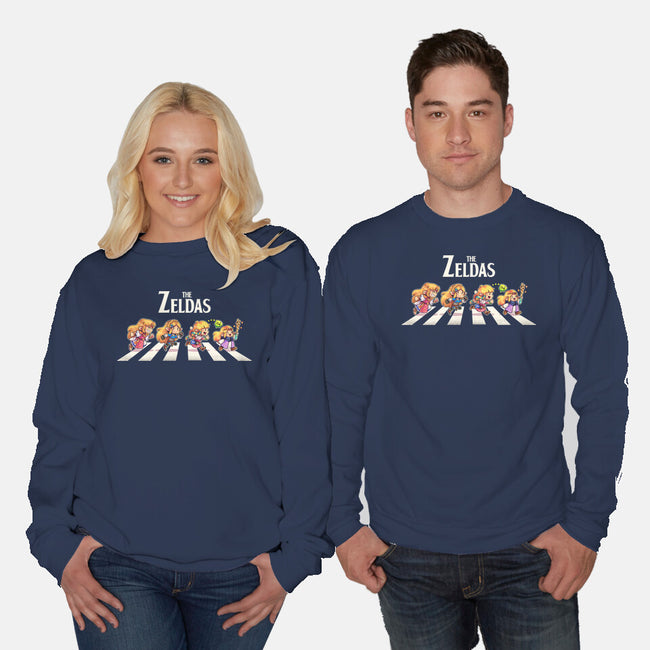 The Zeldas-Unisex-Crew Neck-Sweatshirt-2DFeer