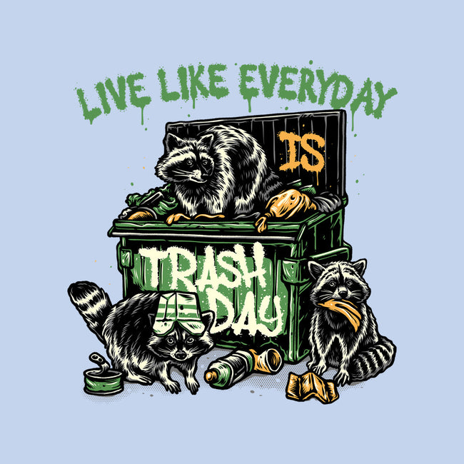 Trash Day-None-Polyester-Shower Curtain-glitchygorilla