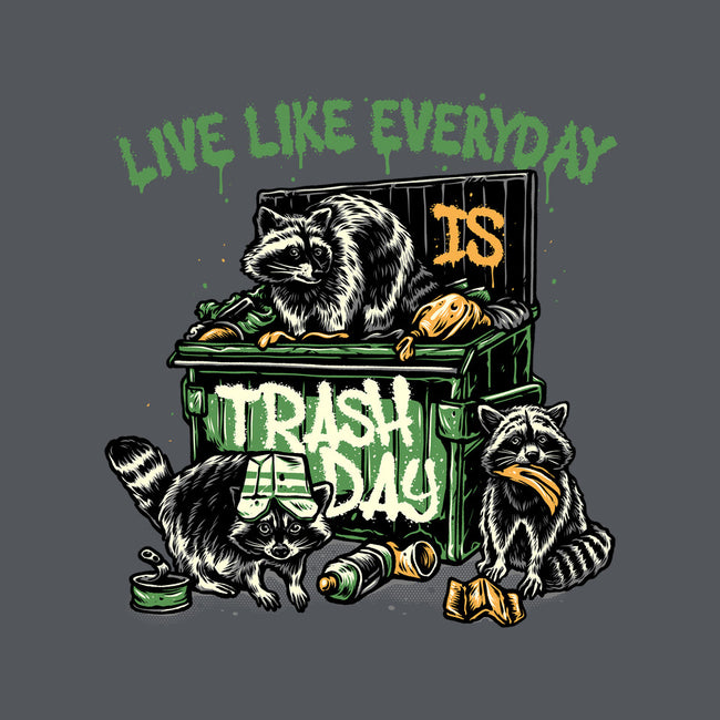 Trash Day-None-Polyester-Shower Curtain-glitchygorilla