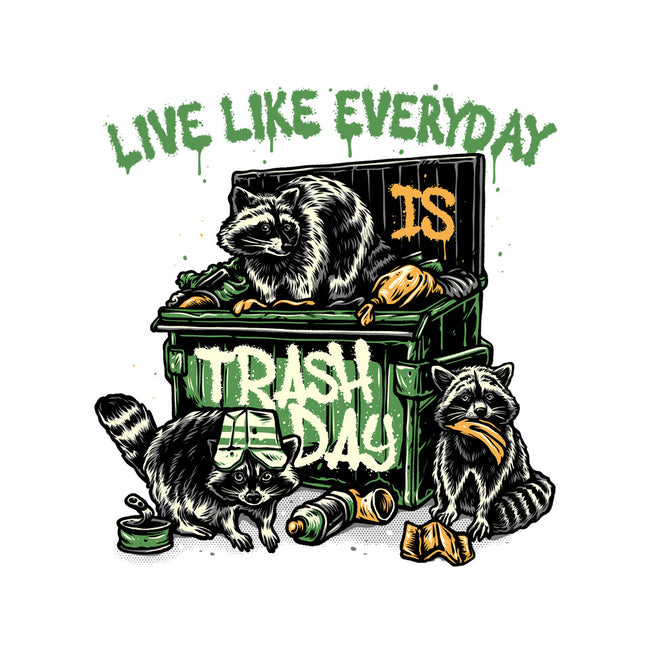 Trash Day-Womens-Basic-Tee-glitchygorilla