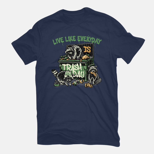 Trash Day-Womens-Basic-Tee-glitchygorilla