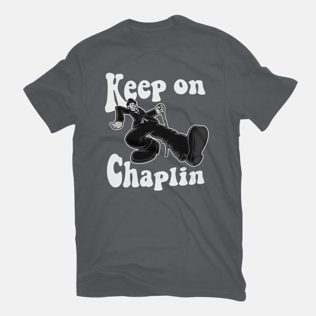 Keep On Chaplin-Unisex-Basic-Tee-jasesa