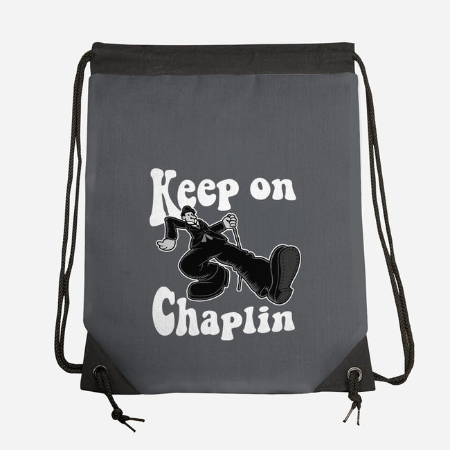 Keep On Chaplin-None-Drawstring-Bag-jasesa