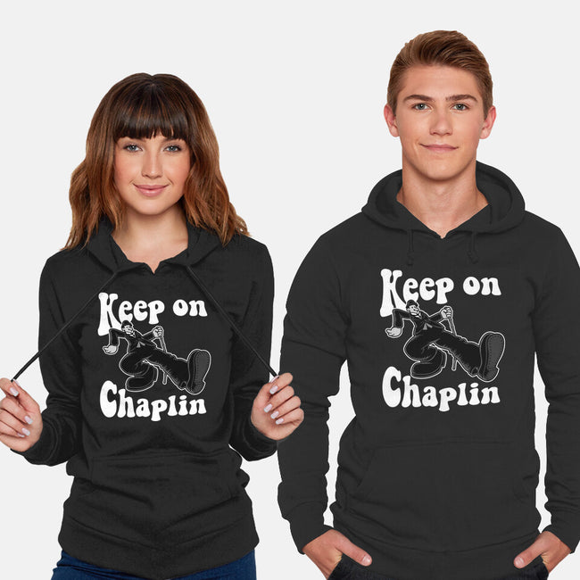 Keep On Chaplin-Unisex-Pullover-Sweatshirt-jasesa