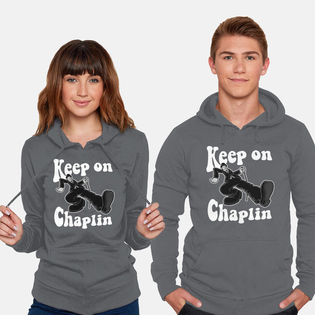 Keep On Chaplin-Unisex-Pullover-Sweatshirt-jasesa
