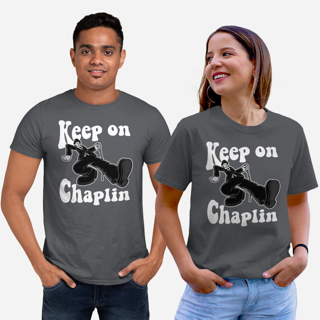 Keep On Chaplin-Unisex-Basic-Tee-jasesa