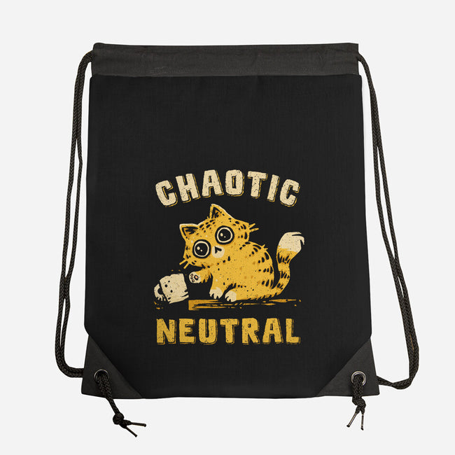 Chaotic Cat-None-Drawstring-Bag-kg07