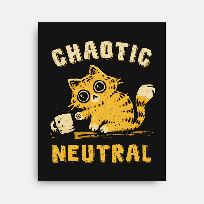 Chaotic Cat-None-Stretched-Canvas-kg07