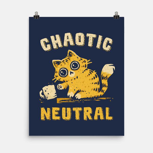 Chaotic Cat-None-Matte-Poster-kg07