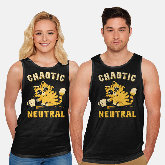 Chaotic Cat-Unisex-Basic-Tank-kg07