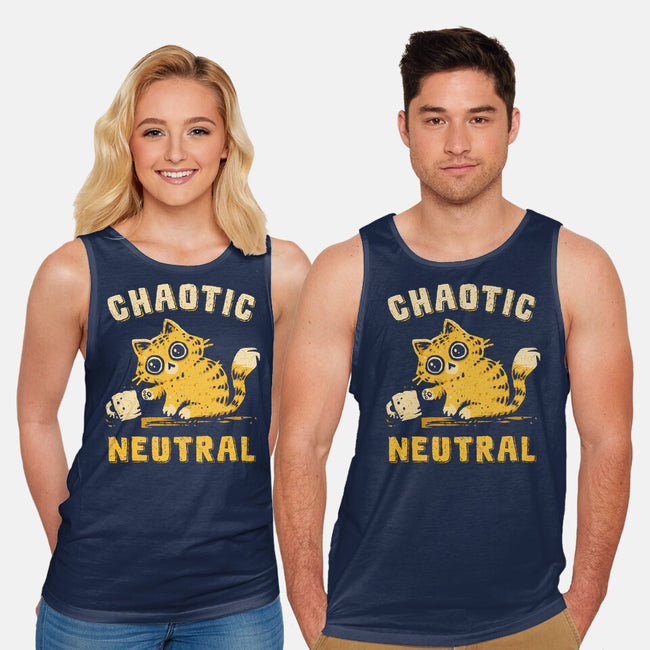 Chaotic Cat-Unisex-Basic-Tank-kg07