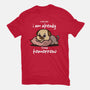 I Am Already Tired Tomorrow-Womens-Fitted-Tee-fanfabio