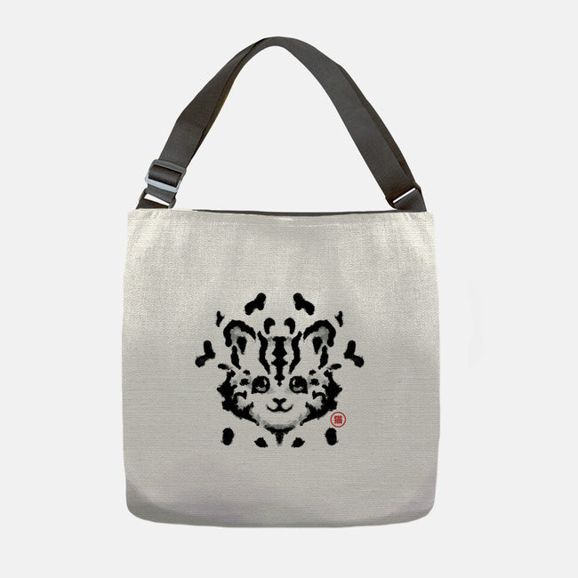 Cat Rorschach Test-None-Adjustable Tote-Bag-tobefonseca