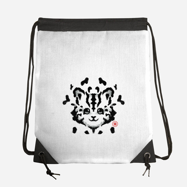 Cat Rorschach Test-None-Drawstring-Bag-tobefonseca