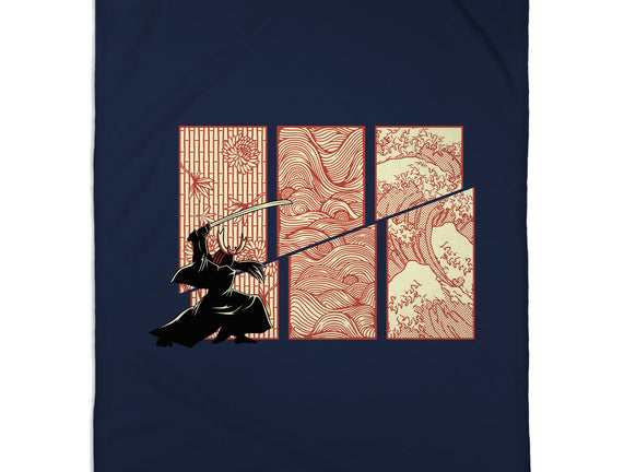 Japanese Samurai Kanagawa Wave