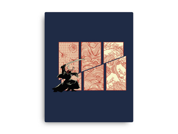 Japanese Samurai Kanagawa Wave