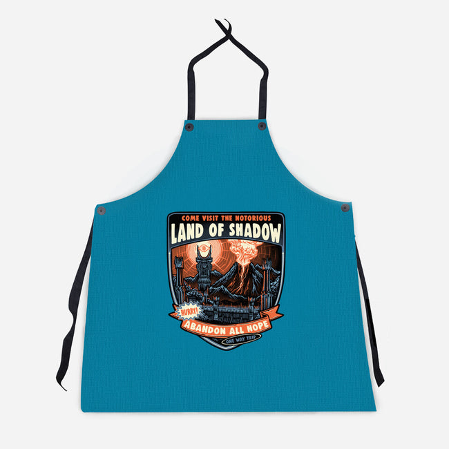 Land Of Shadow-Unisex-Kitchen-Apron-glitchygorilla