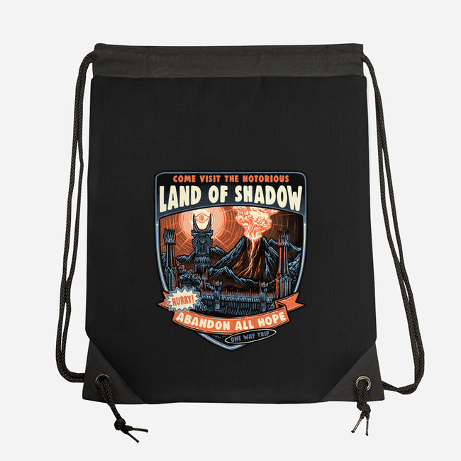 Land Of Shadow-None-Drawstring-Bag-glitchygorilla