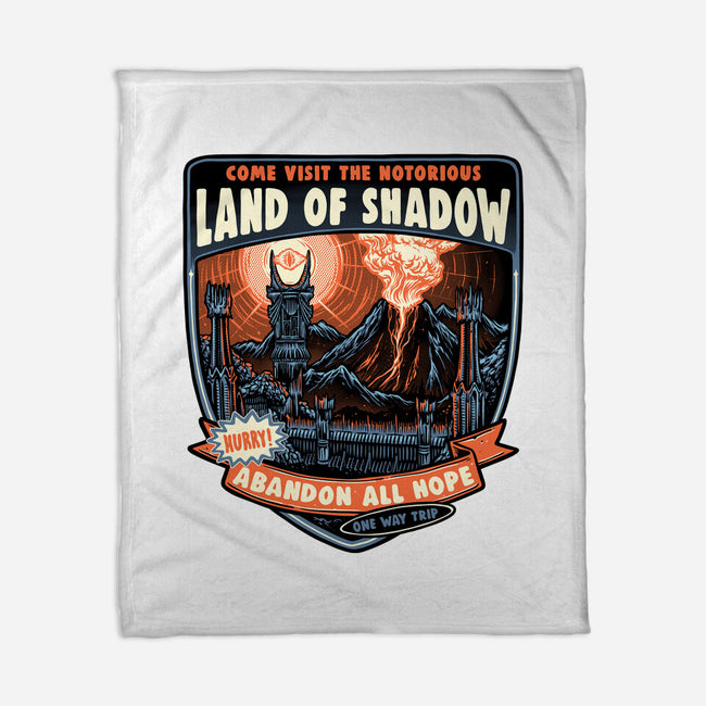 Land Of Shadow-None-Fleece-Blanket-glitchygorilla