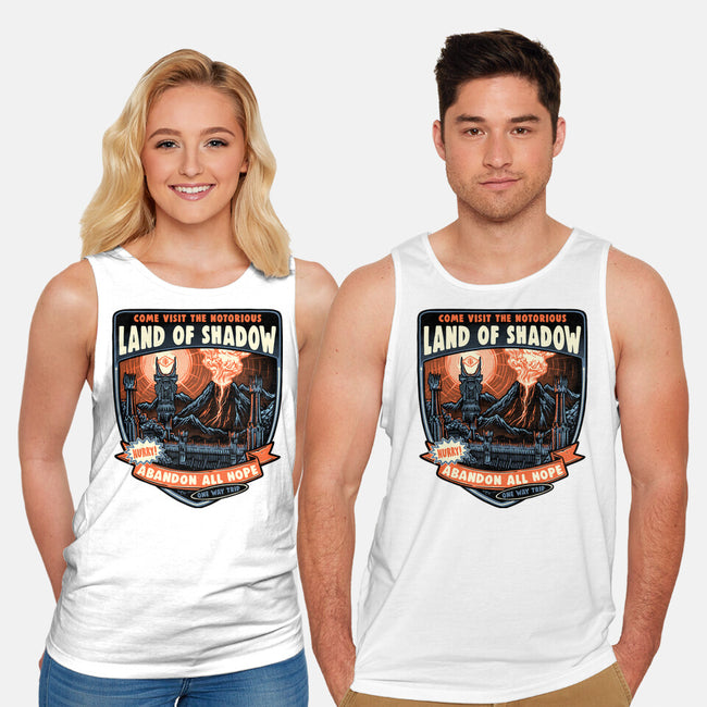 Land Of Shadow-Unisex-Basic-Tank-glitchygorilla