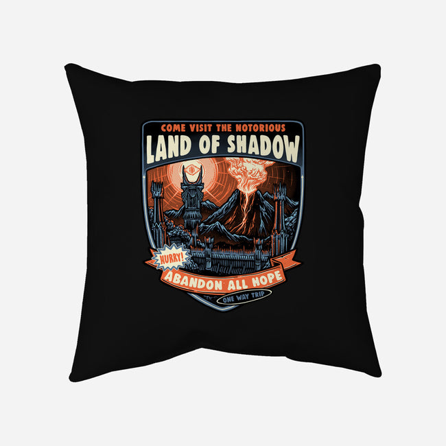 Land Of Shadow-None-Removable Cover w Insert-Throw Pillow-glitchygorilla