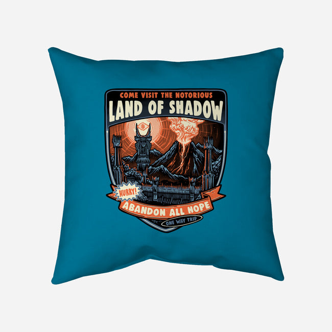 Land Of Shadow-None-Removable Cover w Insert-Throw Pillow-glitchygorilla