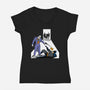 Reservoir Bats-Womens-V-Neck-Tee-zascanauta