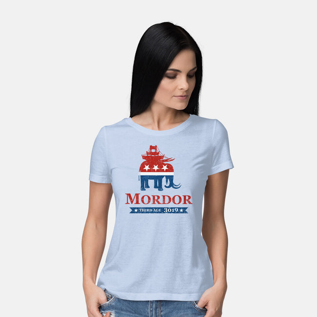 Fantasy Elections-Womens-Basic-Tee-Cattoc_C