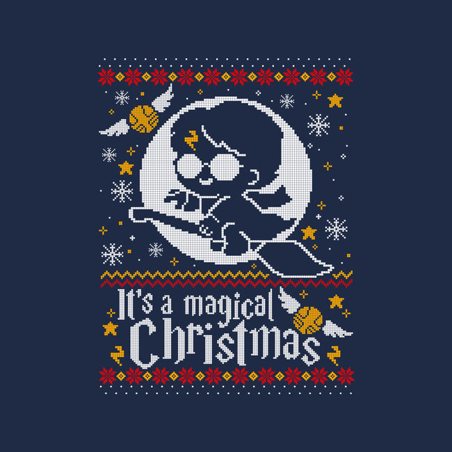 Magic Night Christmas-Womens-Basic-Tee-NemiMakeit