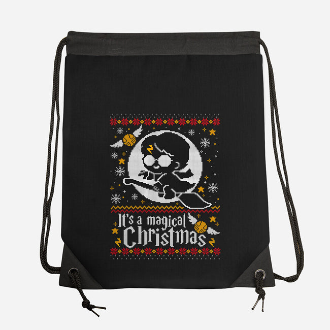 Magic Night Christmas-None-Drawstring-Bag-NemiMakeit