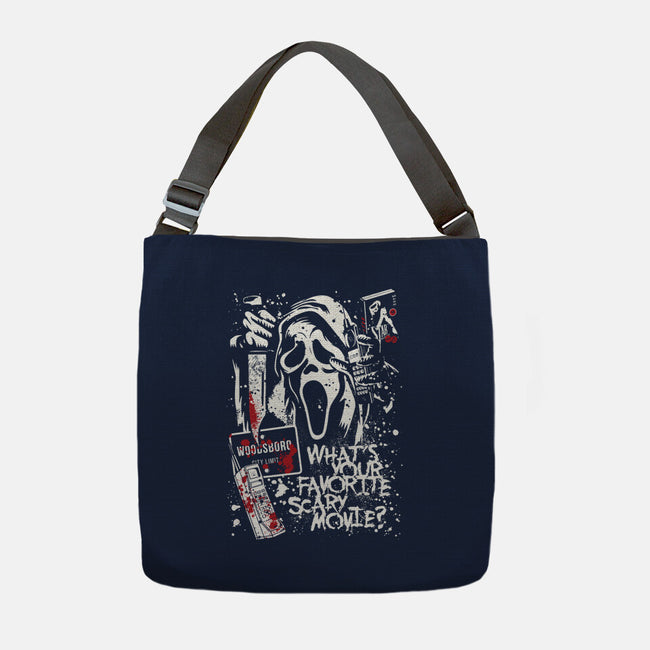 Favorite Scary Movie-None-Adjustable Tote-Bag-Arinesart