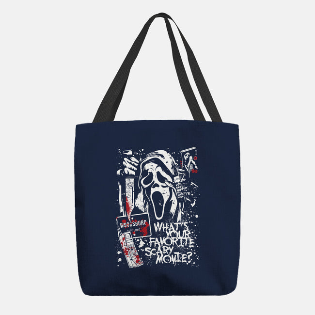 Favorite Scary Movie-None-Basic Tote-Bag-Arinesart