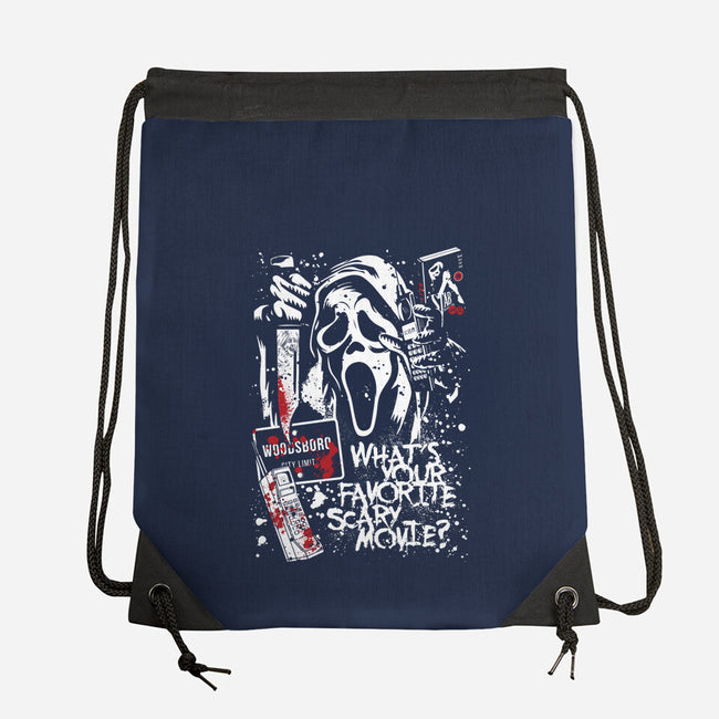 Favorite Scary Movie-None-Drawstring-Bag-Arinesart